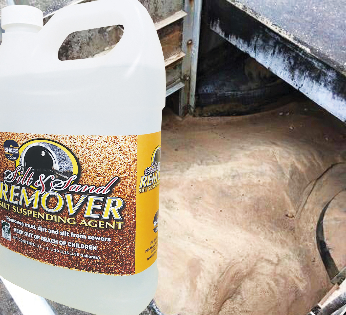 Silt & Sand Remover | Share Corp